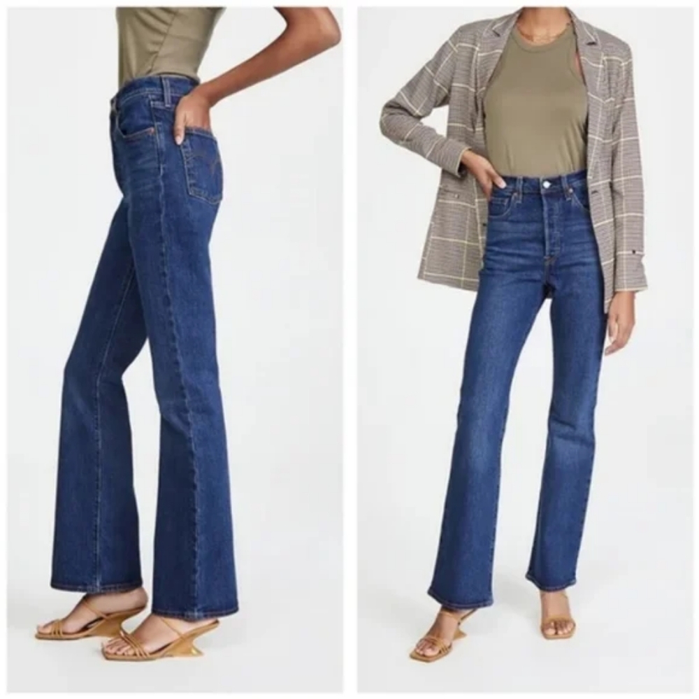 Levi's Ribcage High Rise Bootcut Jeans - Picture 9 of 16